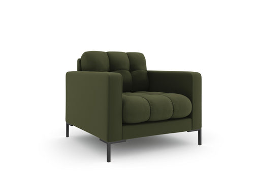 Cosmopolitan Design Fauteuil Bali structurele stof, groente - 96x87x75cm