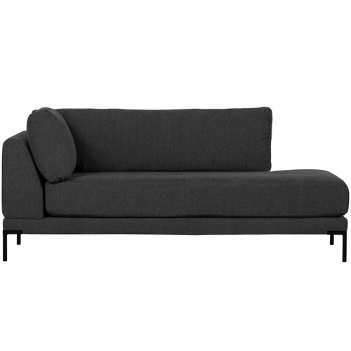 vtwonen lounge element rechts - Polyester - Donkergrijs - 89x100x200 - vtwonen shop