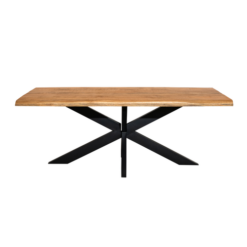 Starfurn  boomstamtafel Denver - bruin - 100x220x76cm - vtwonen shop