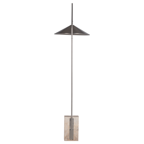 WOOOD vloerlamp Korn - Metaal - Chrome - 182x124x25
