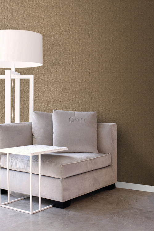 Origin Wallcoverings behang ornamenten glanzend brons - 53 cm x 10,05 m - 346533 - vtwonen shop