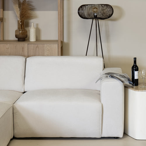 Giga Meubel Hoekbank Parijs - 2,5-Zits - Links - Beige