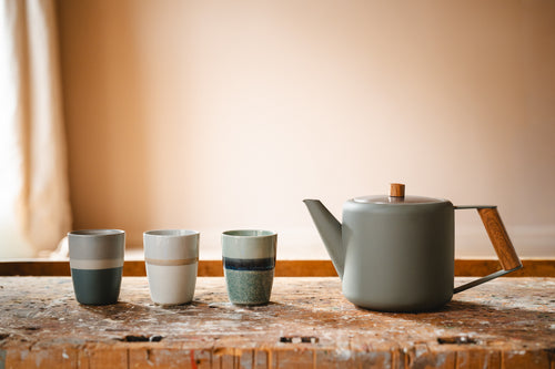 Bredemeijer -Theepot Boston - leigrijs - 1,1L