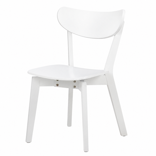 Lisomme Jade houten eetkamerstoel wit