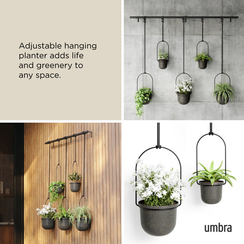 Umbra Triflora hangende bloempotten, set van 5 - vtwonen shop