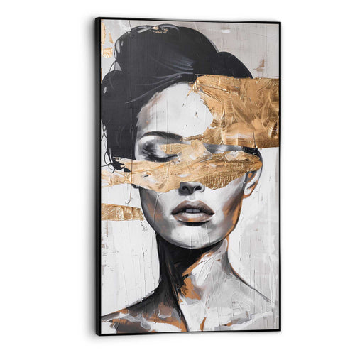 Reinders art frame Vrouw met goudkleurig detail - 118x70cm