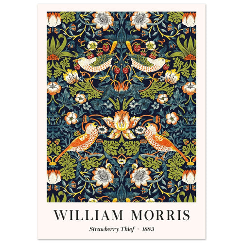 Artfulprints  William Morris - Strawberry thief   poster 50x70 cm - vtwonen shop