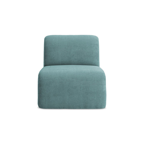 LaMiaSofa Bankmodule midden Cervo - chenille stof - jeans - 70x94x75