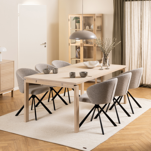 Rebellenclub Eetkamertafel Nampa - 200 x 100 cm - Licht Eiken - vtwonen shop