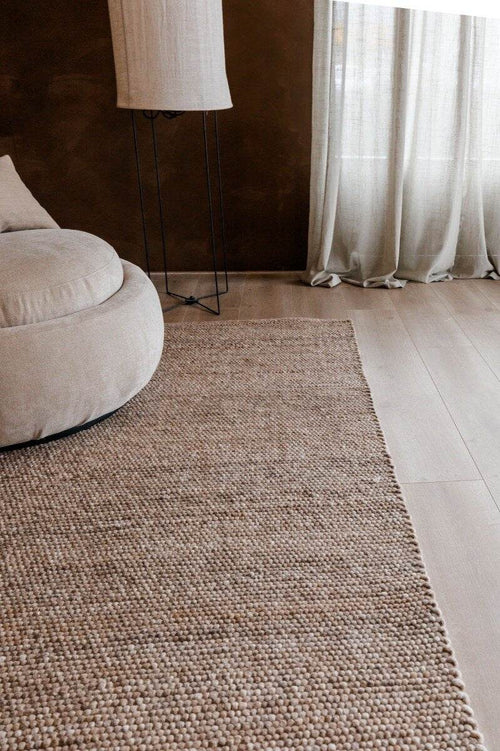 Interieur05 Wollen Vloerkleed Lichtbruin Vik - 240 x 340 cm - vtwonen shop