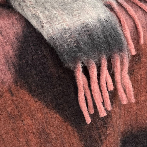 Malagoon plaid Zapotec - zacht zwart - 100% recycled