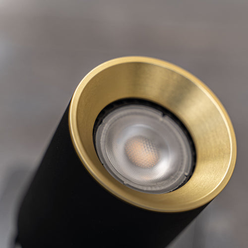 Artdelight Plafondlamp Megano 2L Rond - Zwart