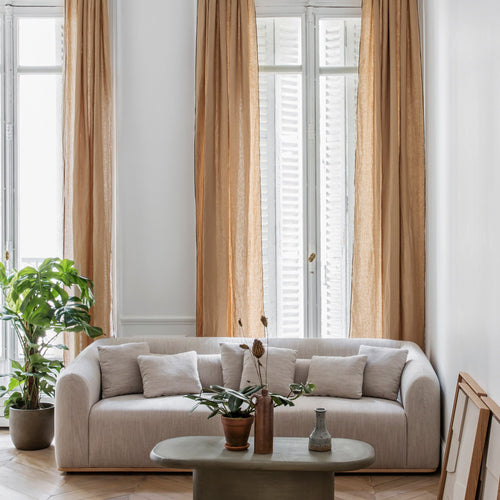 Madura Gordijn Carlina zandhommel en zwarte hommel 350x280 cm