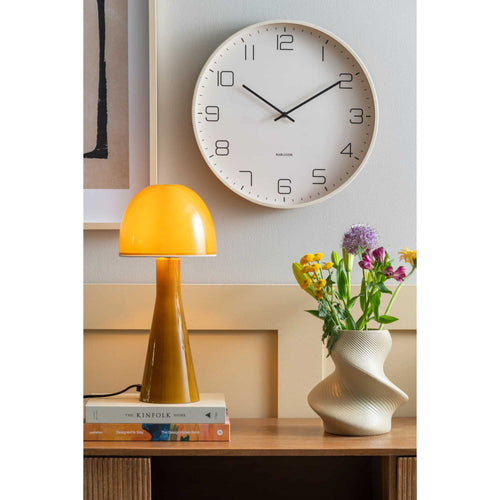 Karlsson wandklok Lofty - wit - Ø40cm