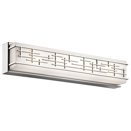 Elstead Zolon - LED Badkamer Grote Wandlamp Chroom IP44