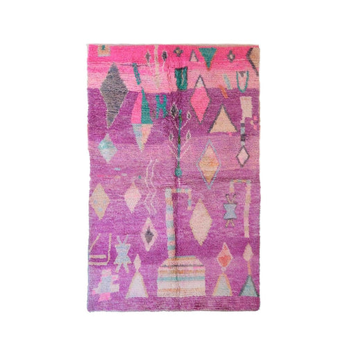 AFK Living vloerkleed Berber - handgemaakt - Wol - 140 x 200 cm