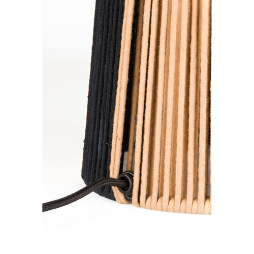 Bold Monkey Stripe it up Tafellamp - Zwart - vtwonen shop