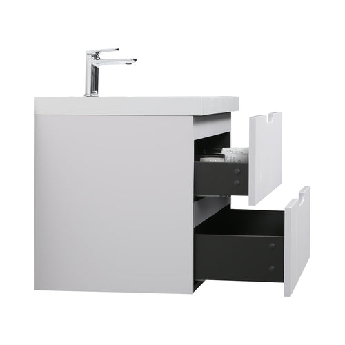 Badplaats Badkamermeubel Set Thermis 80 cm – Mat Wit – Badmeubel met Wastafel