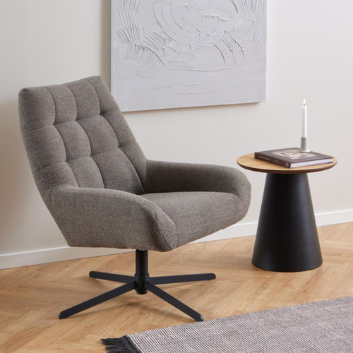 Rebellenclub Fauteuil Brylle - Taupe Bouclé - vtwonen shop