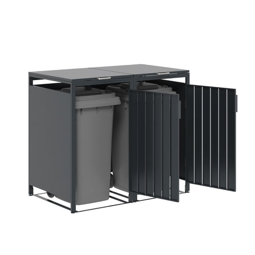 Garden Impressions containerberging Binport 136x80x118 cm - donker grijs