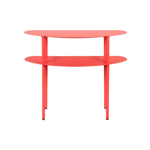 Leitmotiv side table Cool Retro - rood - 90x28x72.5cm