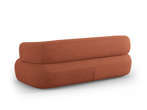Micadoni Bank Jenny 3-zits, boucle, baksteen - 90x178x73cm
