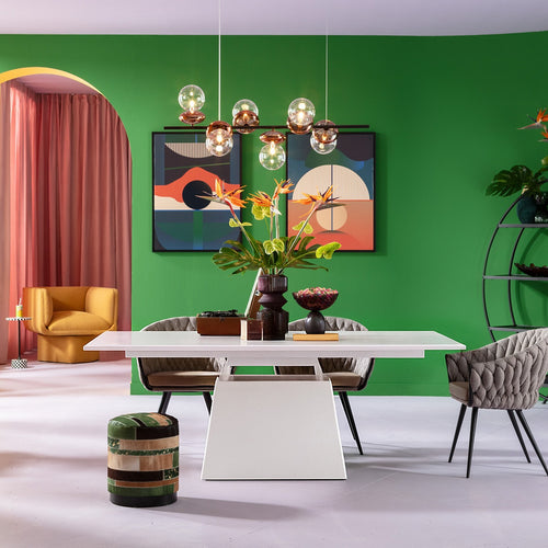 Kare Design Uitschuifbare eettafel Benvenuto rechthoek wit - vtwonen shop