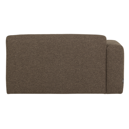 WOOOD 1,5-zits bank arm links Mojo Base - Bouclé - Bruin - 74x145x97