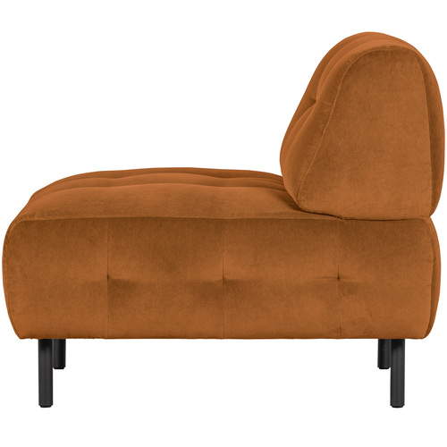 WOOOD fauteuil Lloyd - Velvet - Cinnamon - 75x90x90 - vtwonen shop