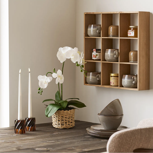Artichok Holden Houten Wandrek Naturel - 46 x 46 cm - vtwonen shop