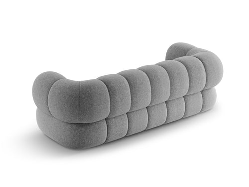 Cosmopolitan Design Bank Koge 3-zits, chenille lichtgrijs - 95x210x70cm