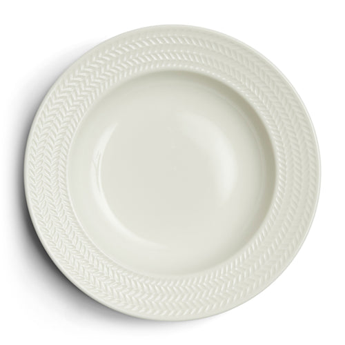 Rivièra Maison RM Bellecôte Salad Plate - Porselein - Wit - vtwonen shop