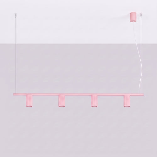 Sollux Lighting Kroonluchter RAYO 4 roze - 122x6x208cm
