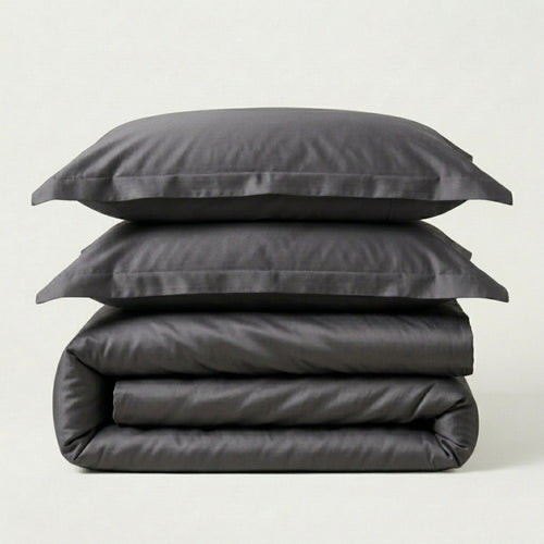 Ten Cate premium - dekbedovertrekset - 200x200/220 - 100% katoen satijn - antraciet