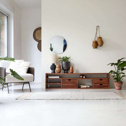 Tikamoon Massief palissander tv-meubel 170 cm - Bruin