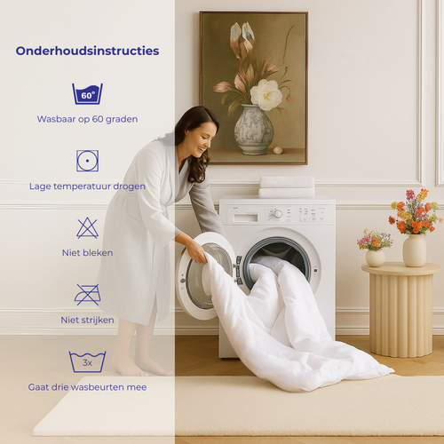 Vitality Pur - Sky 4-Seizoenen Dekbed - 2-delig & Sanitized® - 140x200cm