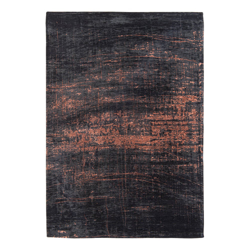 Louis De Poortere vloerkleed Soho Copper - zwart - 140x200cm - vtwonen shop