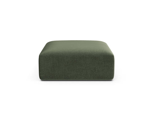 Cosmopolitan Design Poef Campi flueel groente - 90x90x40cm