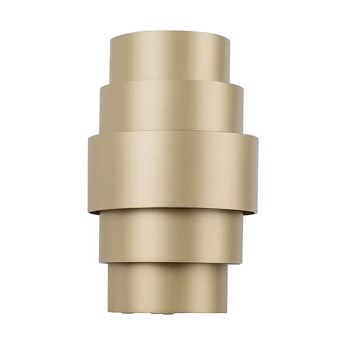 Artdelight wandlamp Rolls - 2 lichts - 13  x 22   cm - champagne
