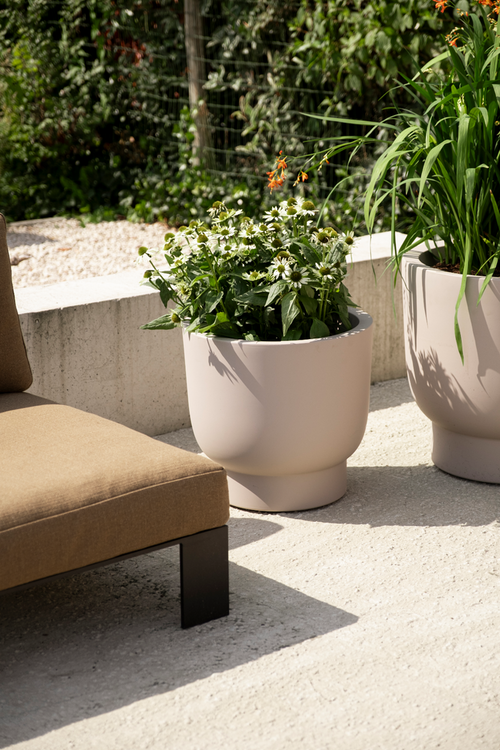elho amber grail 30 balanced beige | Bloempot |Premium statementdesign