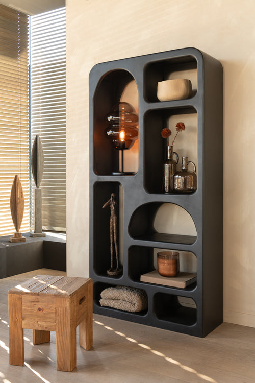 J-Line decoratie op voet Luke - dennenhout - bruin - small - vtwonen shop