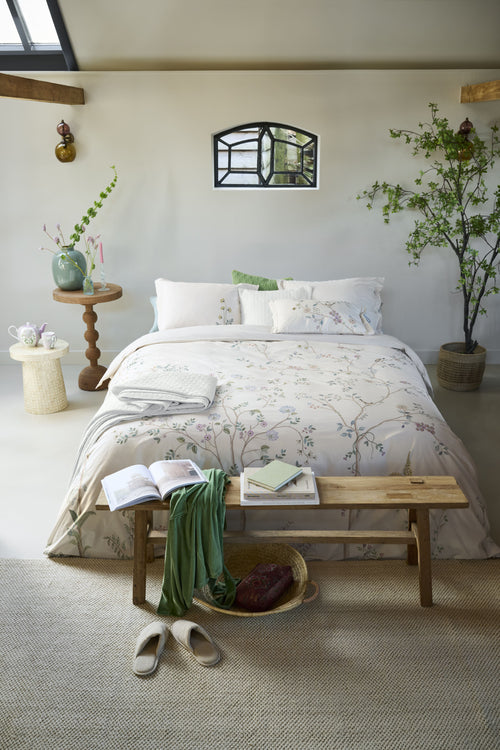 Pip Studio Dekbedovertrek Desi Garden - 240 x 200/220 cm - Gebroken wit