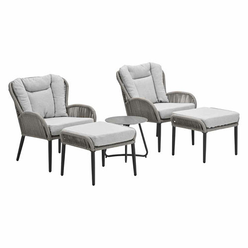 Garden Impressions loungestoelen Bentong - Fons taupe - 3-delig