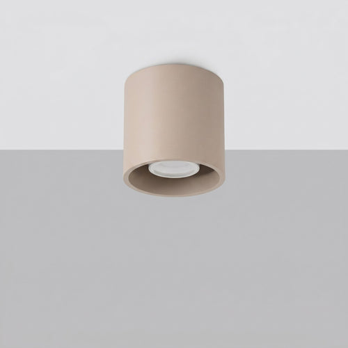 Sollux Lighting Plafondlamp ORBIS 1 taupe - 10x10x10cm