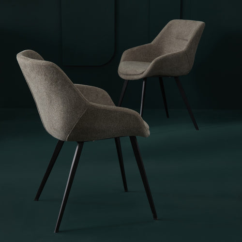 Signature - COLOMBE Set van 2 fauteuils - Beige - 58x64x79 cm