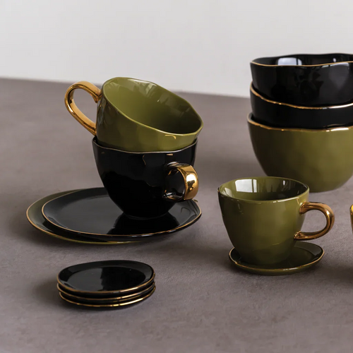 Urban Nature Culture Good Morning kom - Fir Green - 14x8cm