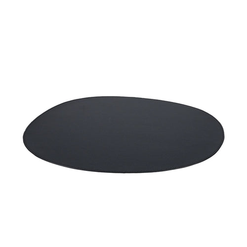 S|P Collection - Placemat 43,5x36,5cm organisch metallic zwart Dinner - Set van 4