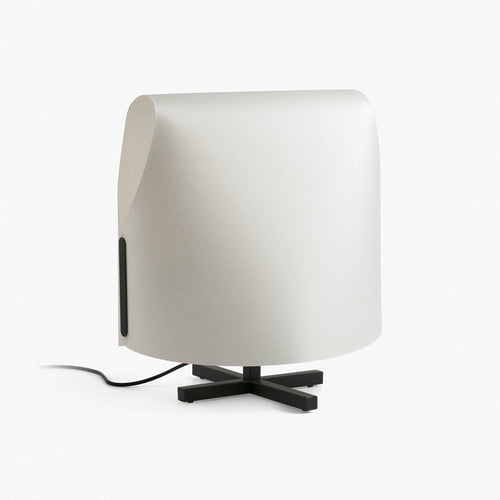 Faro Luang Middelgrote zwarte, beige tafellamp