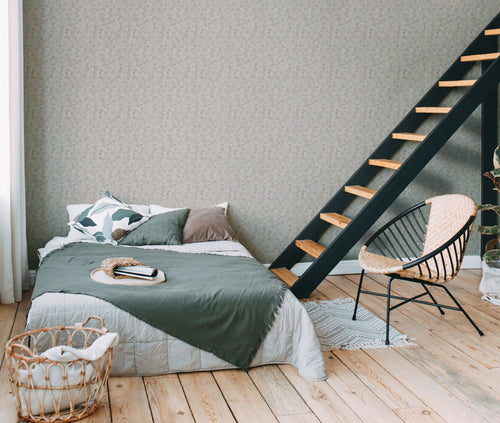 Livingwalls behang bloemetjes beige en wit - 53 cm x 10.05 m - AS-391112 - vtwonen shop