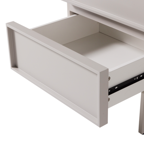 WOOOD nachtkastje 2 lades Tours - Melamine/MDF - Zand - 51x45x42 - vtwonen shop